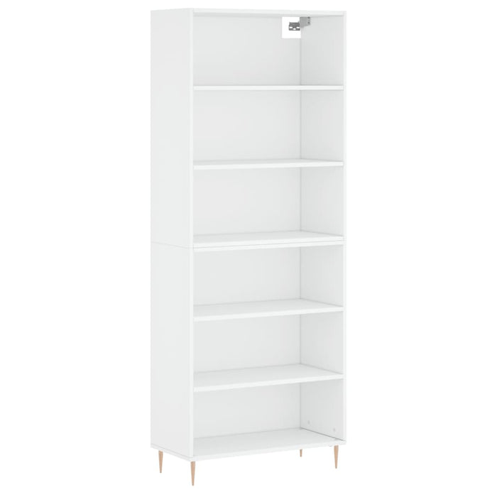 Dulap înalt, alb, 69,5x32,5x180 cm, lemn prelucrat WALTI