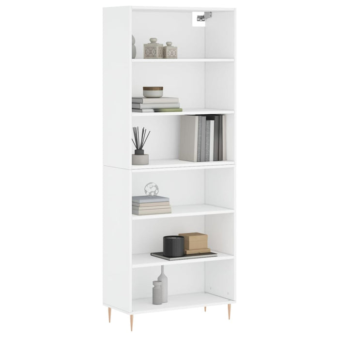 Dulap înalt, alb, 69,5x32,5x180 cm, lemn prelucrat WALTI