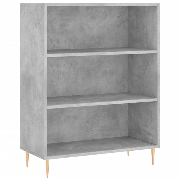 Dulap înalt, gri beton, 69,5x32,5x180 cm, lemn prelucrat - WALTI WALTI