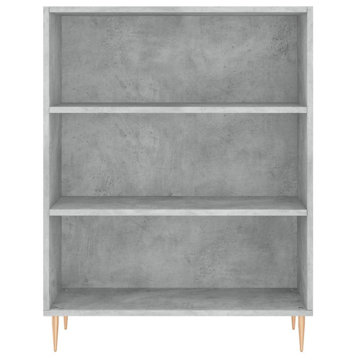 Dulap înalt, gri beton, 69,5x32,5x180 cm, lemn prelucrat - WALTI WALTI