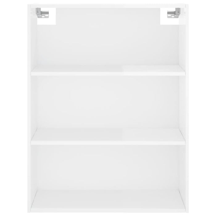 Dulap înalt, alb extralucios, 69,5x32,5x180 cm, lemn prelucrat WALTI