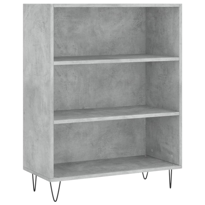 Dulap înalt, gri beton, 69,5x32,5x180 cm, lemn prelucrat WALTI
