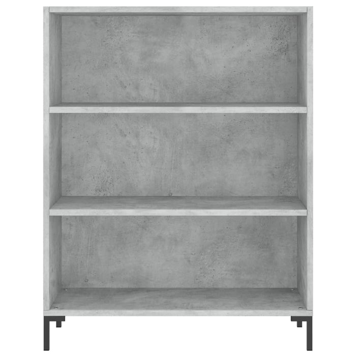 Dulap înalt, gri beton, 69,5x32,5x180 cm, lemn compozit - WALTI WALTI