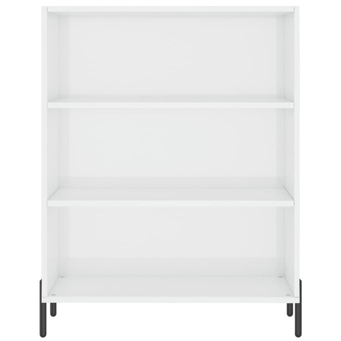 Dulap înalt, alb extralucios, 69,5x32,5x180 cm, lemn compozit WALTI