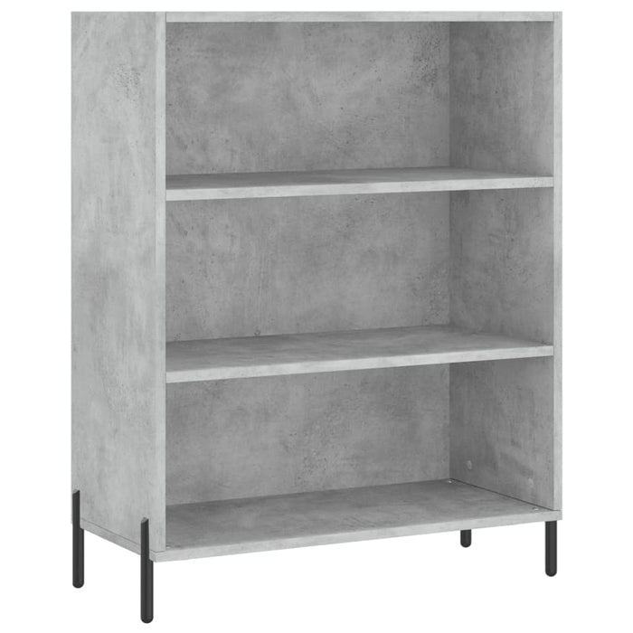 Dulap înalt, gri beton, 69,5x32,5x180 cm, lemn compozit - WALTI WALTI