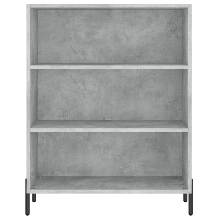 Dulap înalt, gri beton, 69,5x32,5x180 cm, lemn compozit - WALTI WALTI