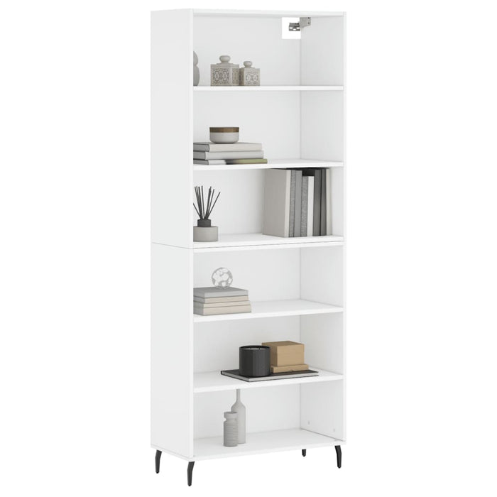 Dulap înalt, alb, 69,5x32,5x180 cm, lemn prelucrat WALTI