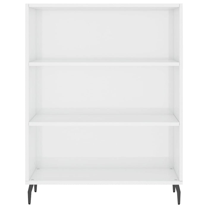 Dulap înalt, alb extralucios, 69,5x32,5x180 cm, lemn compozit WALTI