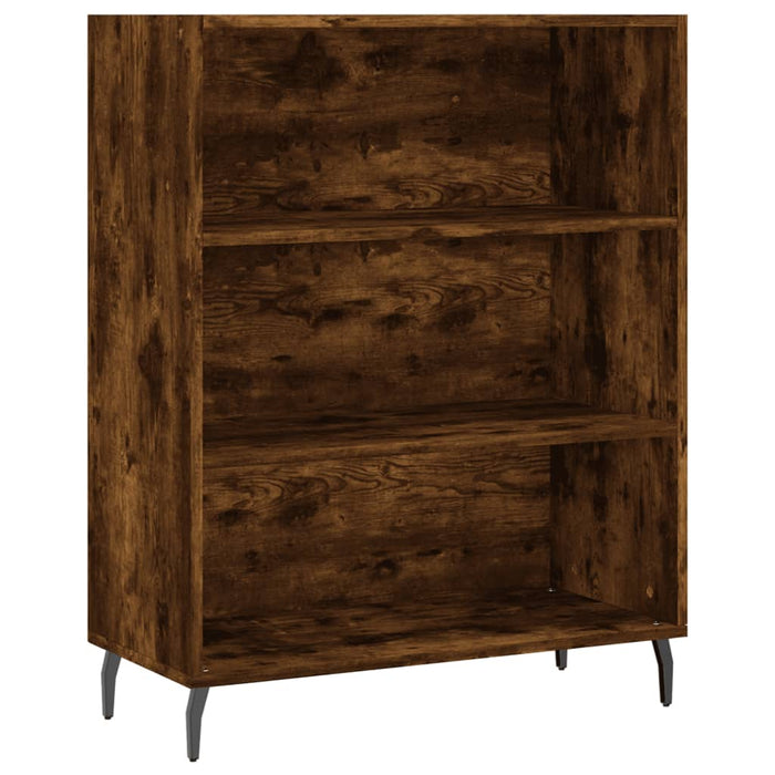 Dulap înalt, stejar fumuriu, 69,5x32,5x180 cm, lemn compozit WALTI