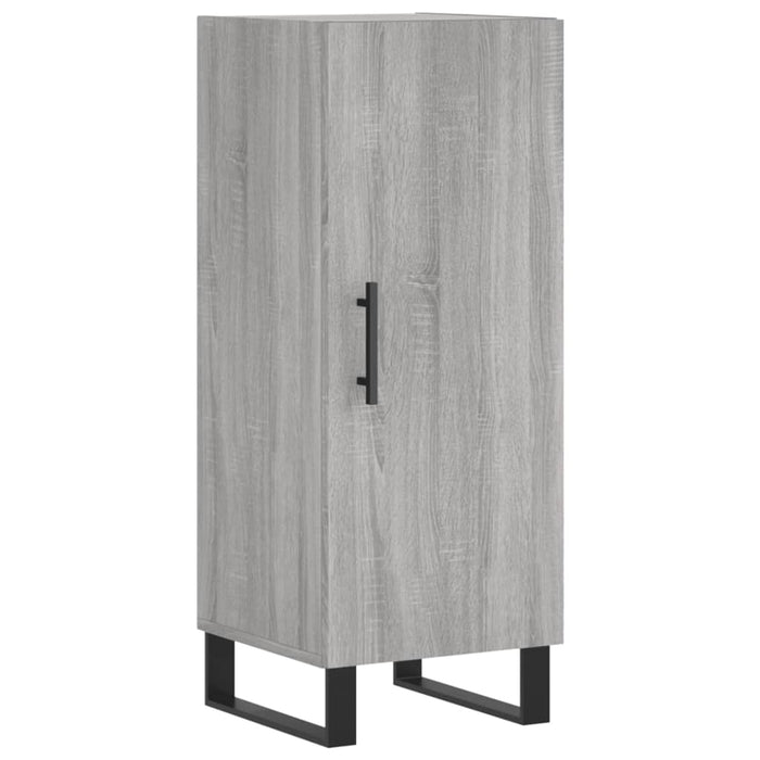 Dulap înalt, gri sonoma, 34,5x34x180 cm, lemn prelucrat WALTI
