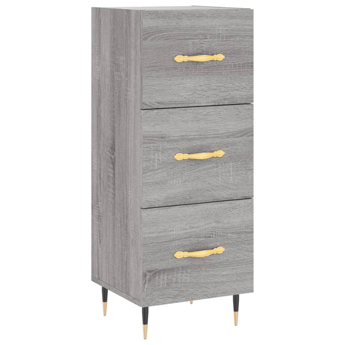 Dulap înalt, gri sonoma, 34,5x34x180 cm, lemn prelucrat WALTI