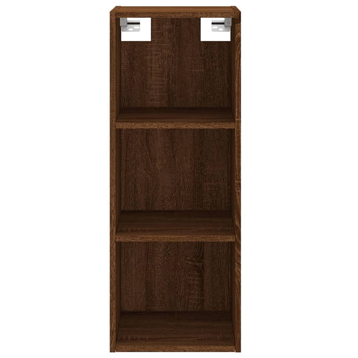 Dulap înalt, stejar maro, 34,5x34x180 cm, lemn prelucrat WALTI