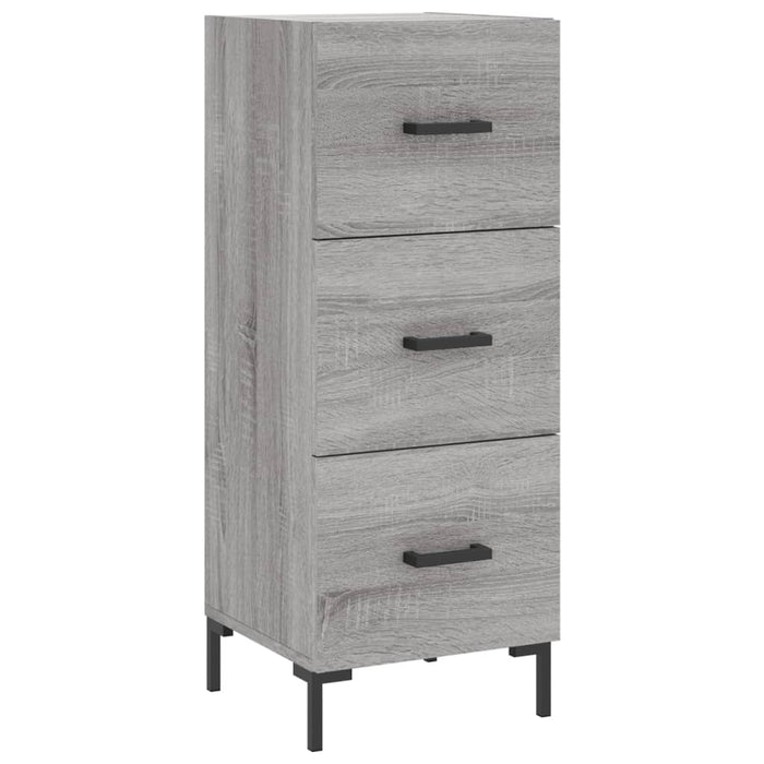 Dulap înalt, gri sonoma, 34,5x34x180 cm, lemn prelucrat WALTI
