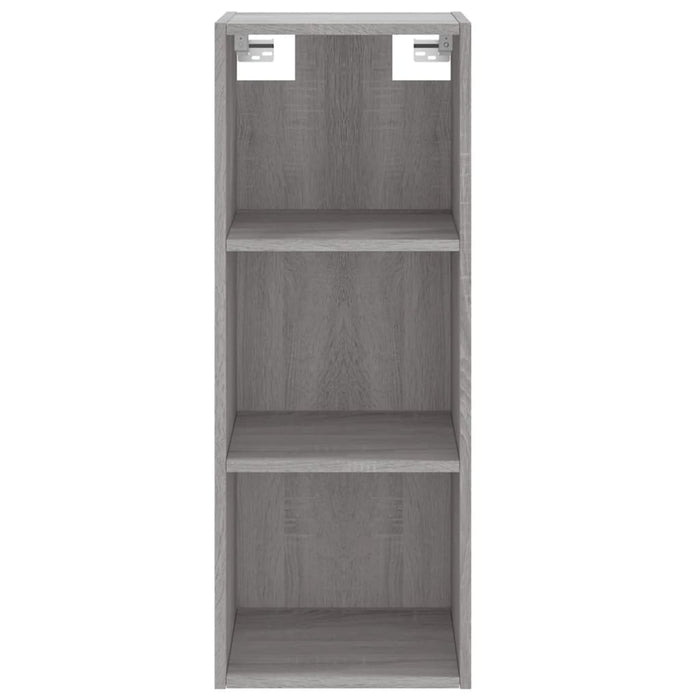 Dulap înalt, gri sonoma, 34,5x34x180 cm, lemn prelucrat WALTI