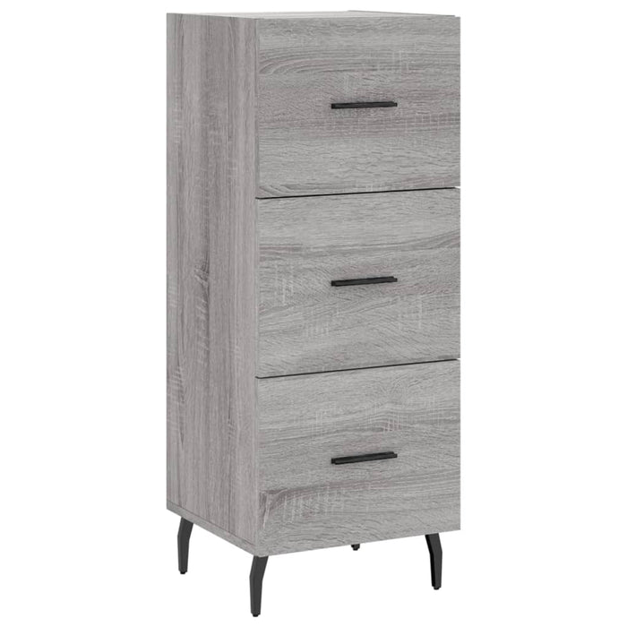 Dulap înalt, gri sonoma, 34,5x34x180 cm, lemn prelucrat WALTI