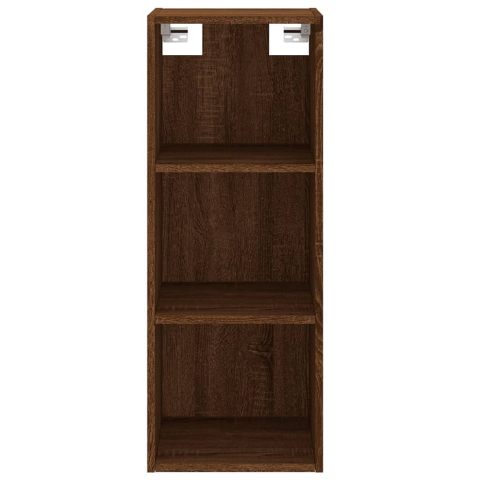 Dulap înalt, stejar maro, 34,5x34x180 cm, lemn prelucrat WALTI