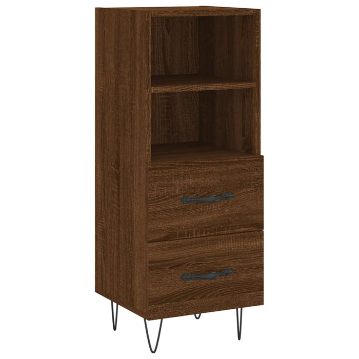 Dulap înalt, stejar maro, 34,5x34x180 cm, lemn prelucrat WALTI