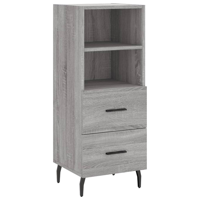 Dulap înalt, gri sonoma, 34,5x34x180 cm, lemn prelucrat WALTI