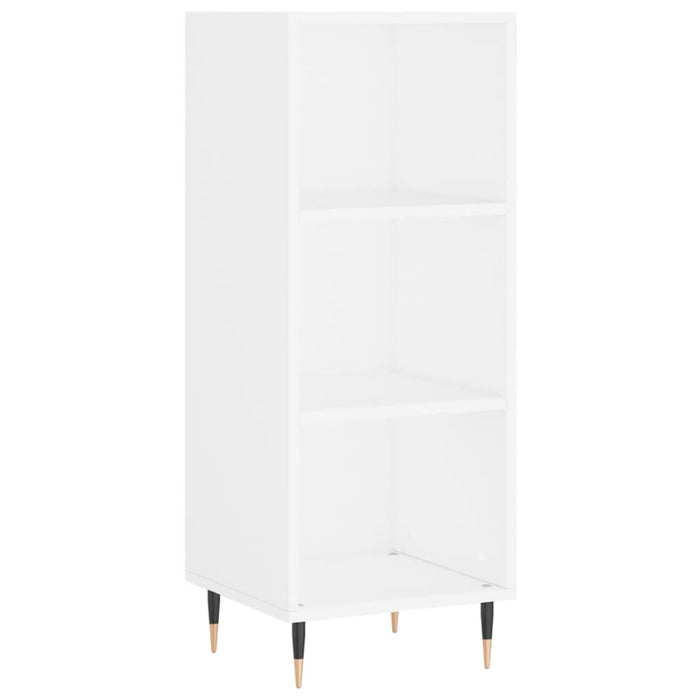Dulap înalt, alb extralucios, 34,5x32,5x180 cm, lemn prelucrat WALTI