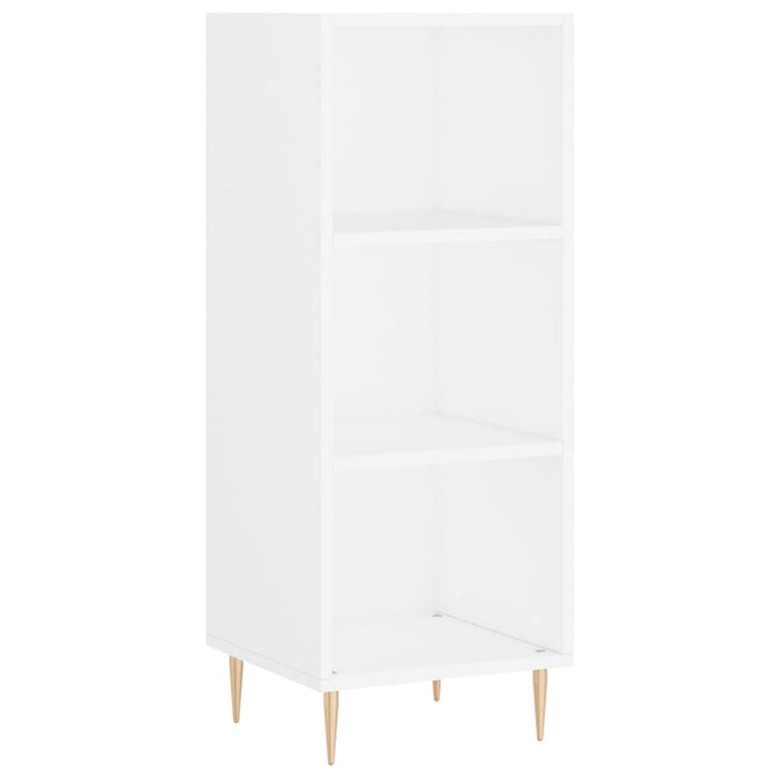 Dulap înalt, alb extralucios, 34,5x32,5x180 cm, lemn prelucrat WALTI