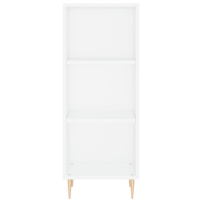 Dulap înalt, alb extralucios, 34,5x32,5x180 cm, lemn prelucrat WALTI
