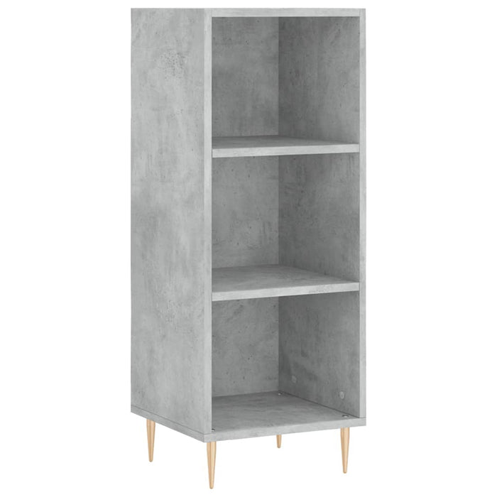 Dulap înalt, gri beton, 34,5x32,5x180 cm, lemn prelucrat WALTI