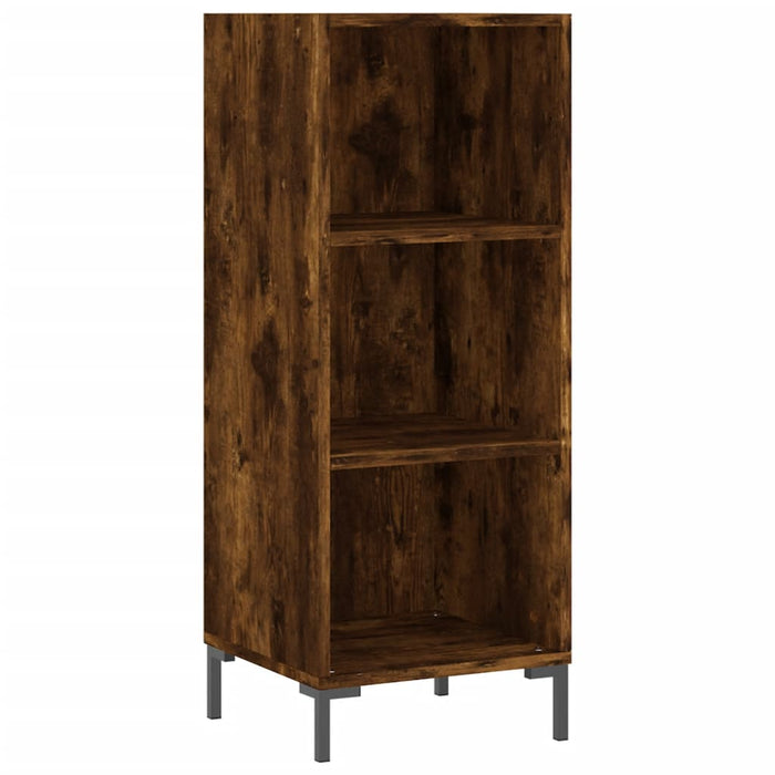 Dulap înalt, stejar fumuriu, 34,5x32,5x180 cm, lemn prelucrat WALTI