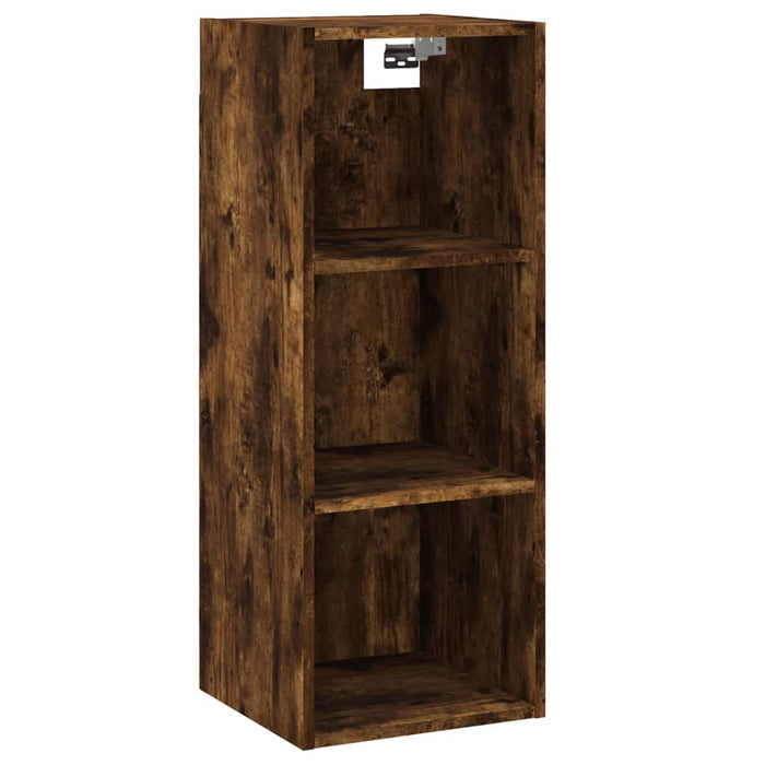 Dulap înalt, stejar fumuriu, 34,5x32,5x180 cm, lemn prelucrat WALTI