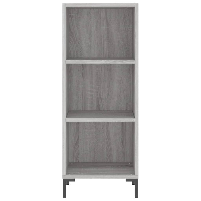 Dulap înalt, gri sonoma, 34,5x32,5x180 cm, lemn prelucrat WALTI