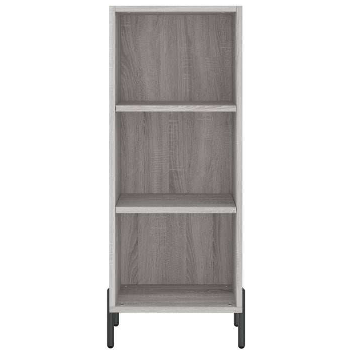 Dulap înalt, gri sonoma, 34,5x32,5x180 cm, lemn prelucrat WALTI