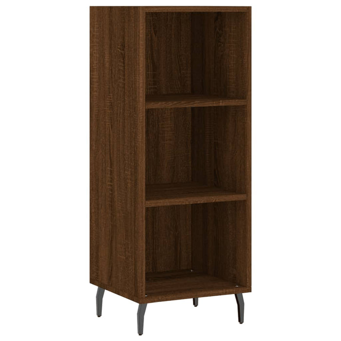 Dulap înalt, stejar maro, 34,5x32,5x180 cm, lemn prelucrat WALTI