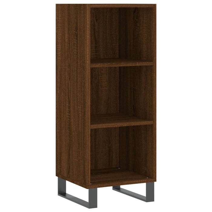 Dulap înalt, stejar maro, 34,5x32,5x180 cm, lemn prelucrat WALTI