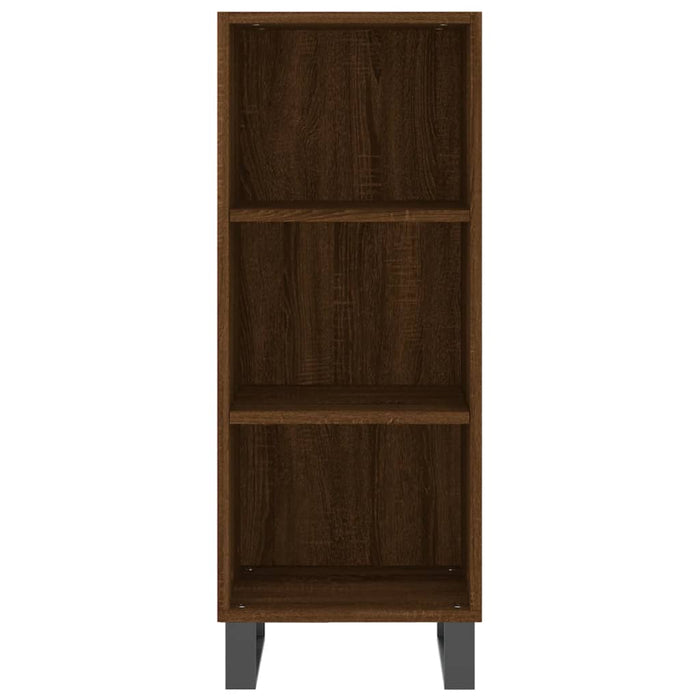 Dulap înalt, stejar maro, 34,5x32,5x180 cm, lemn prelucrat WALTI