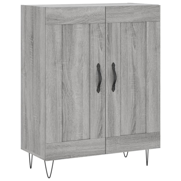 Dulap înalt, gri sonoma, 69,5x34x180 cm, lemn compozit WALTI