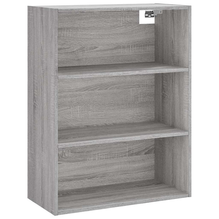 Dulap înalt, gri sonoma, 69,5x34x180 cm, lemn compozit WALTI