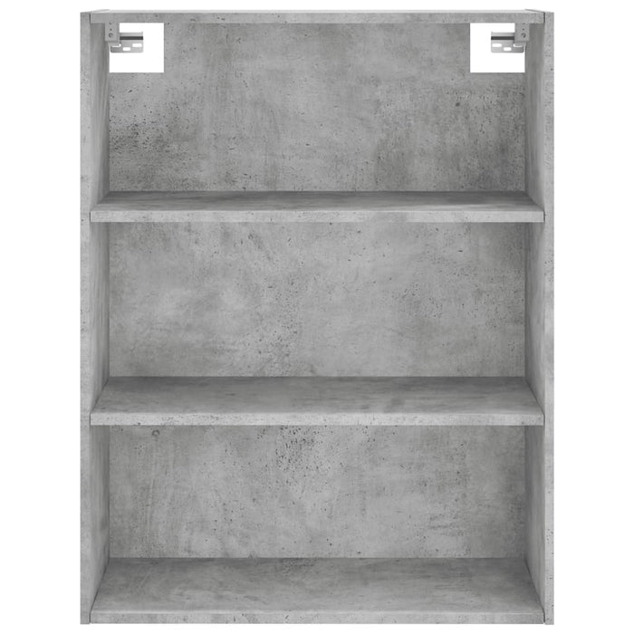Dulap înalt, gri beton, 69,5x34x180, lemn compozit WALTI