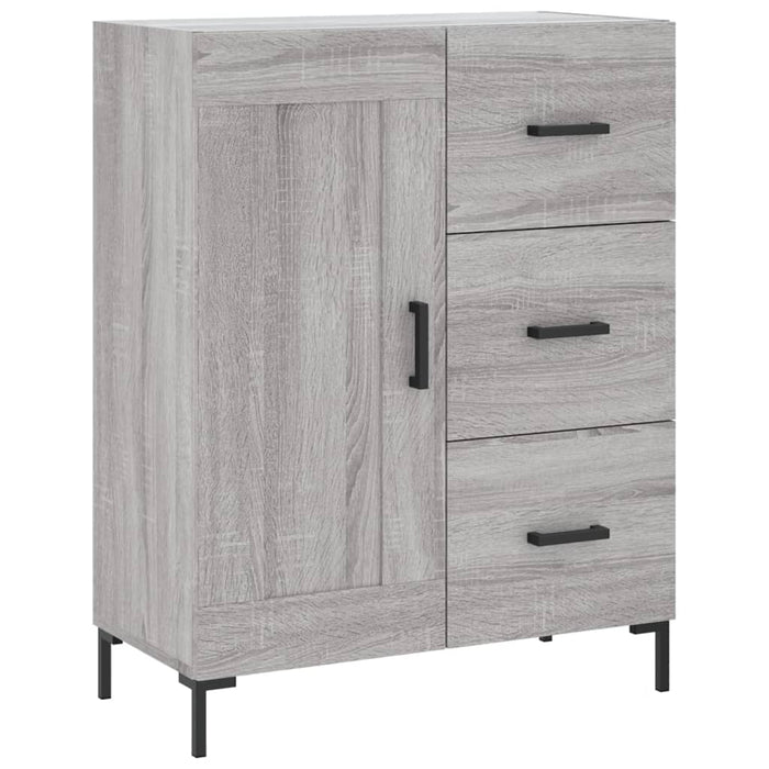 Dulap înalt, gri sonoma, 69,5x34x180 cm, lemn compozit WALTI