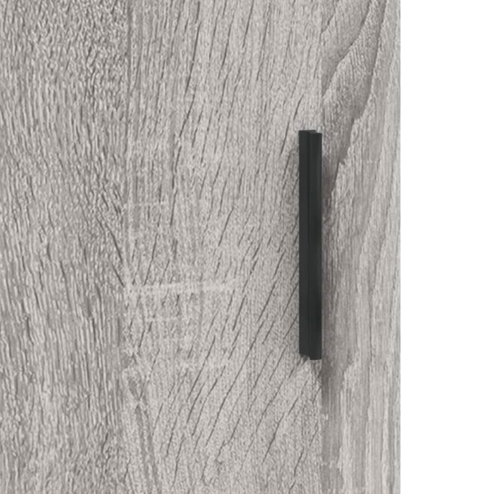 Dulap înalt, gri sonoma, 69,5x34x180 cm, lemn compozit WALTI