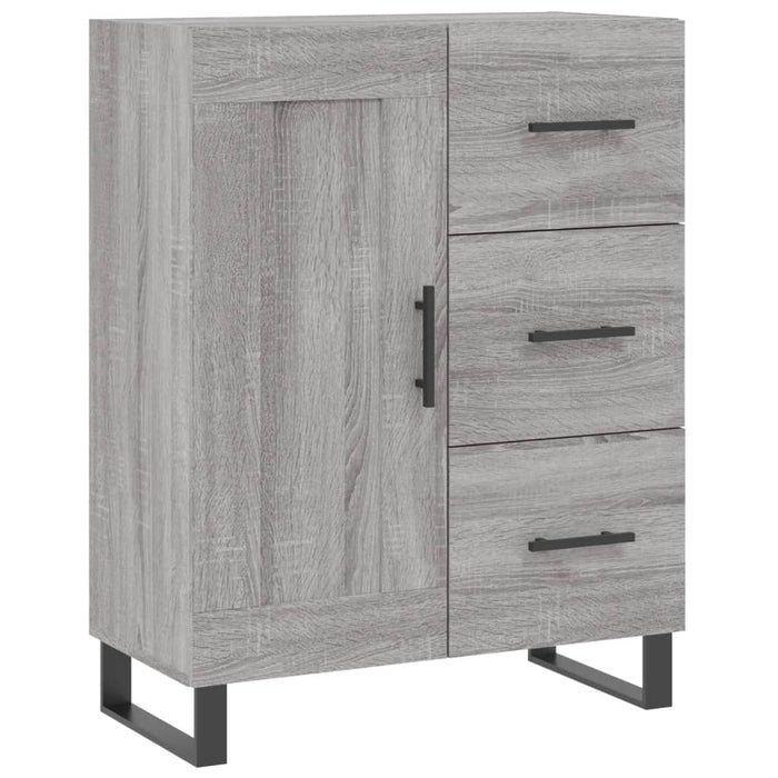 Dulap înalt, gri sonoma, 69,5x34x180 cm, lemn compozit - WALTI WALTI