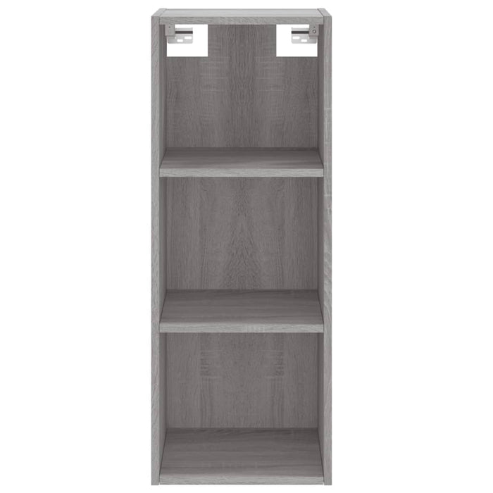 Dulap înalt, gri sonoma, 34,5x34x180 cm, lemn prelucrat WALTI