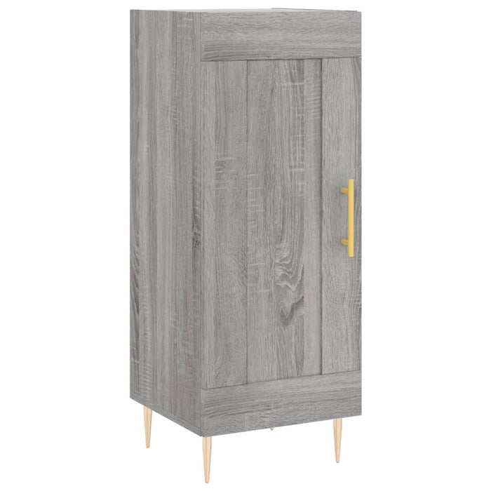 Dulap înalt, gri sonoma, 34,5x34x180 cm, lemn prelucrat WALTI