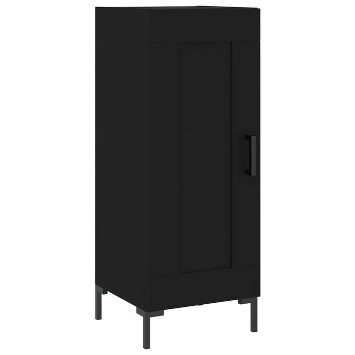 Dulap înalt, negru, 34,5x34x180 cm, lemn prelucrat WALTI
