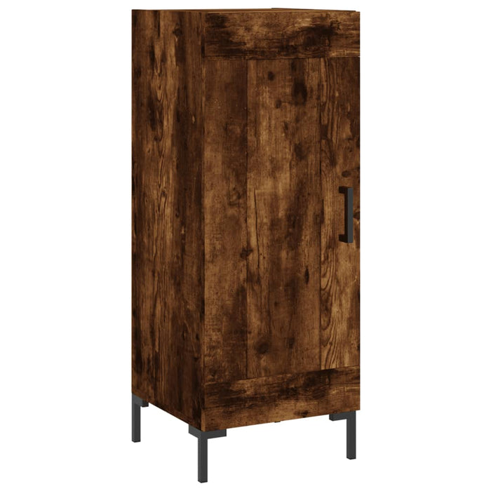 Dulap înalt, stejar fumuriu, 34,5x34x180 cm, lemn prelucrat WALTI