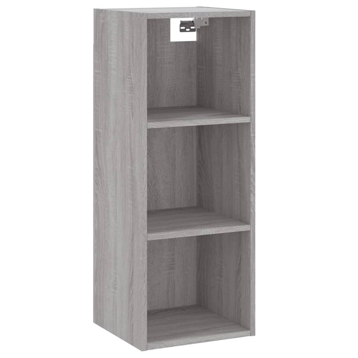 Dulap înalt, gri sonoma, 34,5x34x180 cm, lemn prelucrat WALTI
