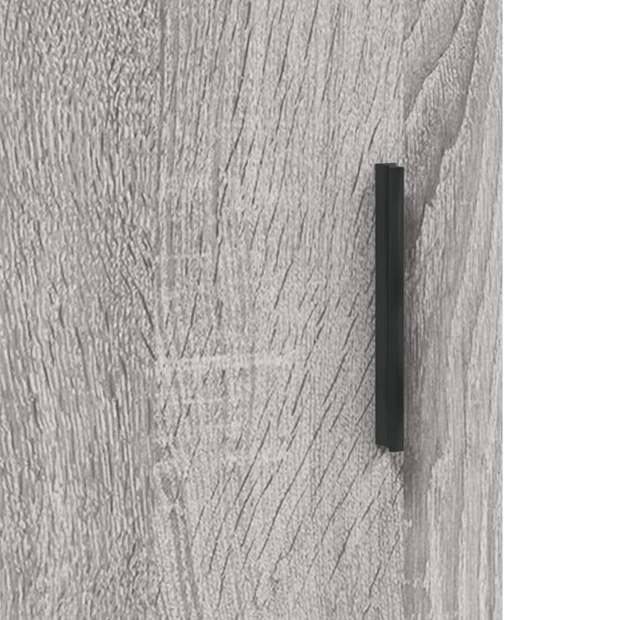 Dulap înalt, gri sonoma, 34,5x34x180 cm, lemn prelucrat WALTI