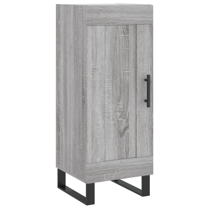 Dulap înalt, gri sonoma, 34,5x34x180 cm, lemn prelucrat WALTI