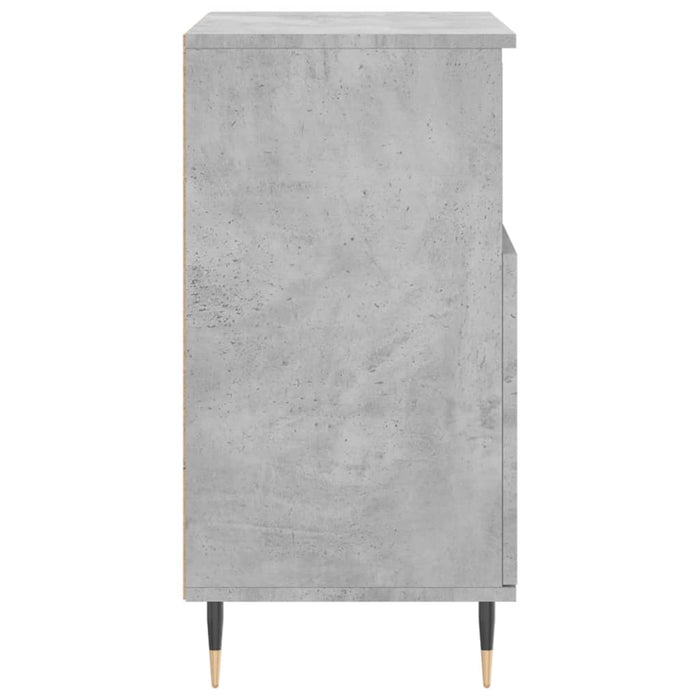Servante, 3 piese, gri beton, lemn prelucrat WALTI
