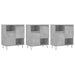 Servante, 3 piese, gri beton, lemn prelucrat - WALTI WALTI