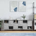 Servante, 3 piese, gri beton, lemn prelucrat - WALTI WALTI