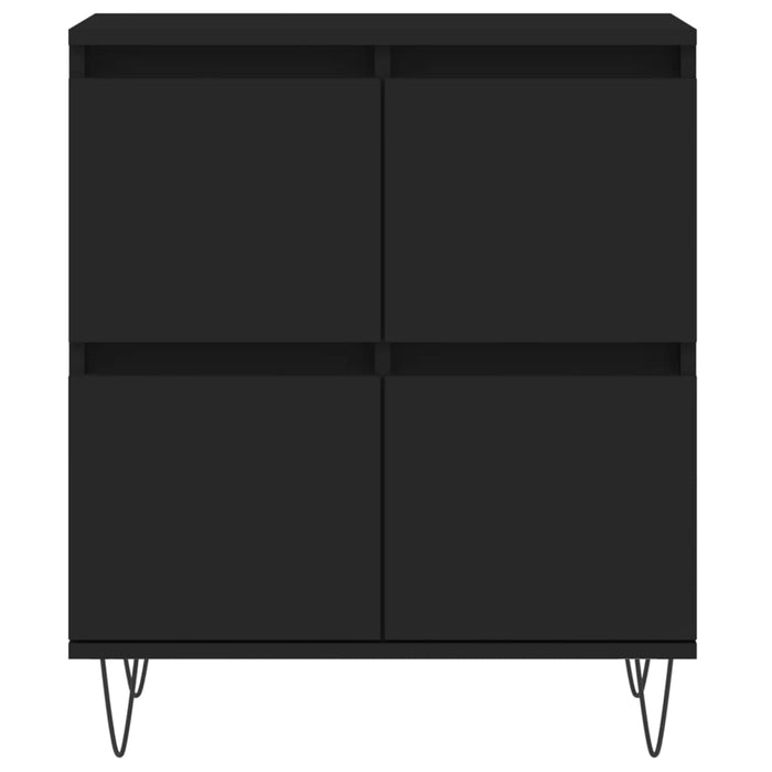 Servante, 2 piese, negru, lemn prelucrat WALTI